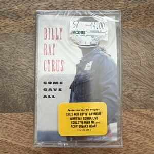 Billy Ray Cyrus SOME GAVE ALL Cassette 1992 Polygram Country Music